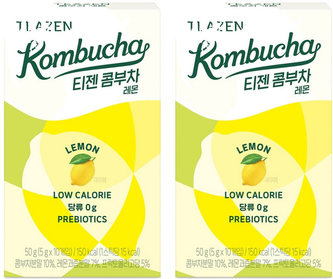 티젠 콤부차 레몬, 5g, 10개입, 2개