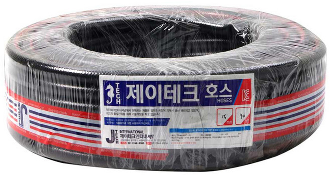 JTECH 흑편사 호스, 1개