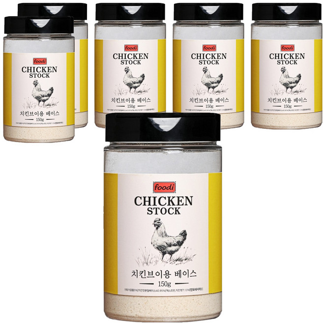 foodi 치킨스톡, 150g, 6개