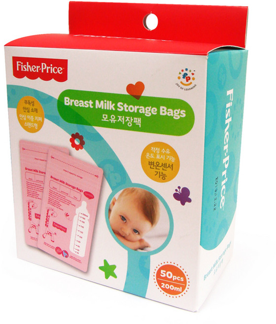 피셔프라이스 모유저장팩 200ml, 50개입, 1개