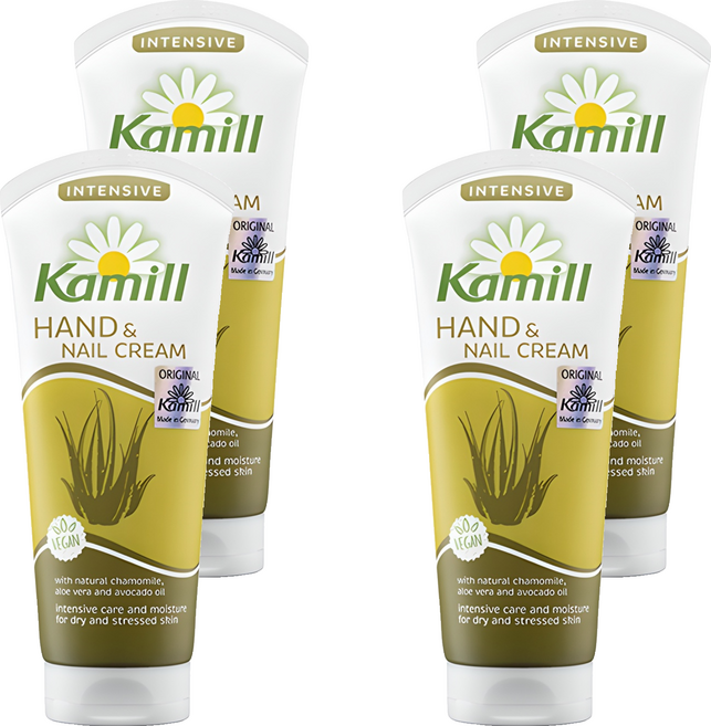 카밀 핸드&네일 크림 인텐시브, 100ml, 4개