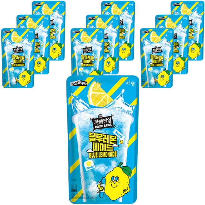 까페리얼 블루레몬에이드, 230ml, 10개