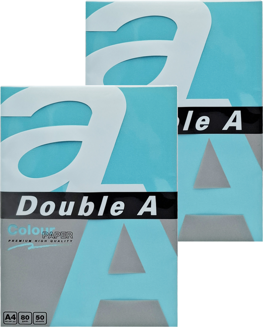 Double A 天藍 BlueNavy 影印紙 80g, A4, 100張