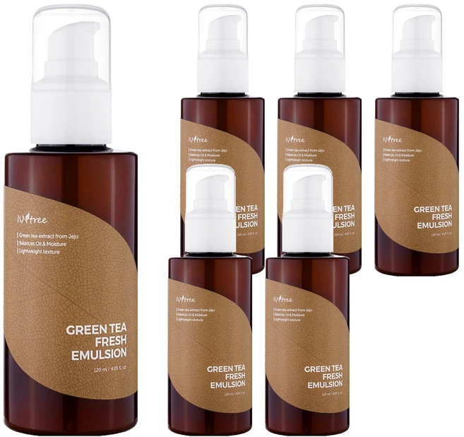 이즈앤트리 그린티 프레쉬 에멀전, 120ml, 6개 - 쿠팡