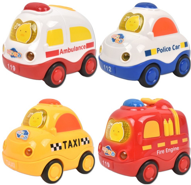 아리의 고고미니카 4종 작동완구 세트, 혼합색상, 1세트