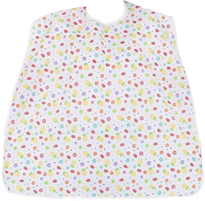 클린유니폼 방수 성인용 턱받이 벨크로형, 과일, 1개