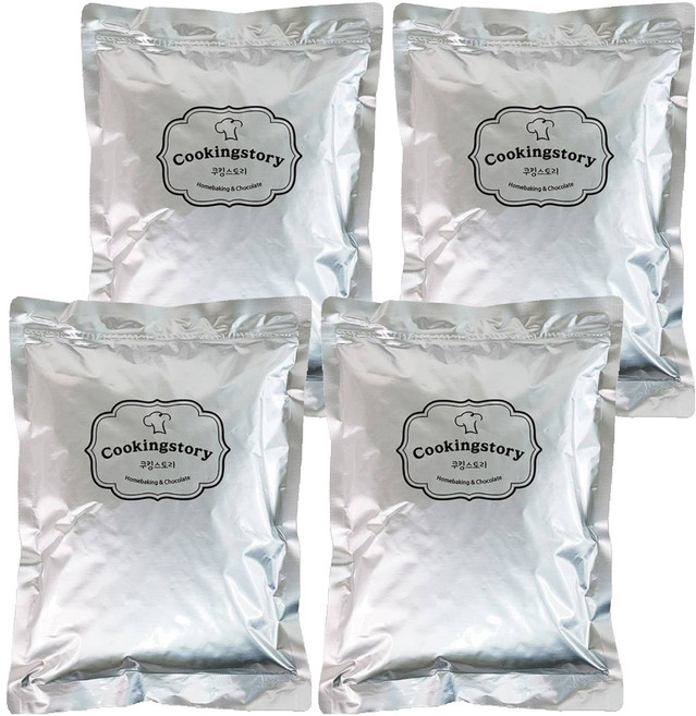 쿠킹스토리 베릴스 밀크 컴파운드 코인 코팅초콜릿, 1kg, 4개