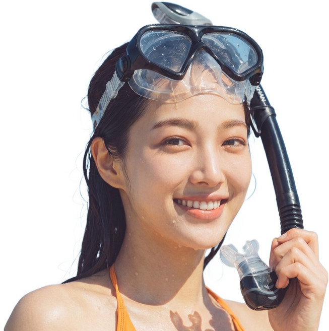 아라칸 스노클 베이직 세트, 블랙