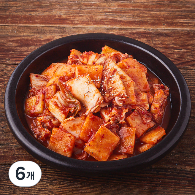 모산김치 갓담근 나박김치, 1kg, 6개