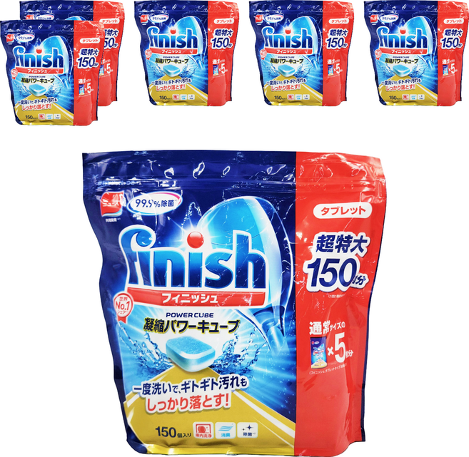 finish 洗碗錠, 750g, 6包