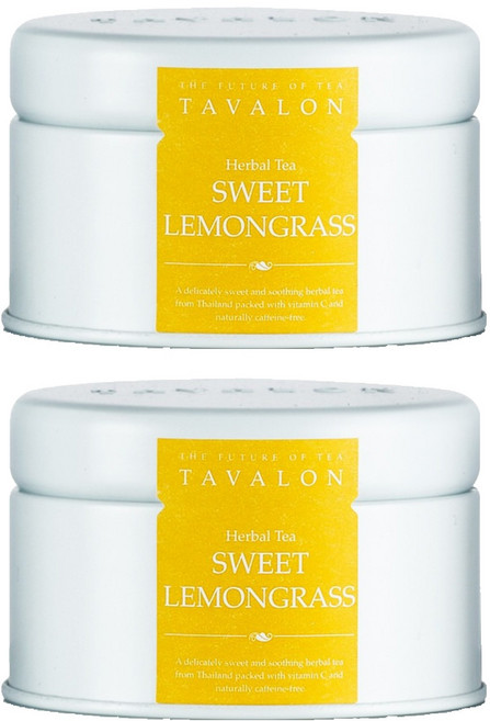 타바론 스위트 레몬그라스 허브차 미디움 틴, 24g, 2개, 1개입