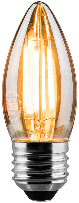 예도 LED 에디슨 촛대구 램프 3W, 전구색, 1개