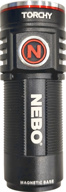 NEBO TORCHY 掌上型高亮度手電筒 盒裝版 67 x 25mm, 黑色, 1個