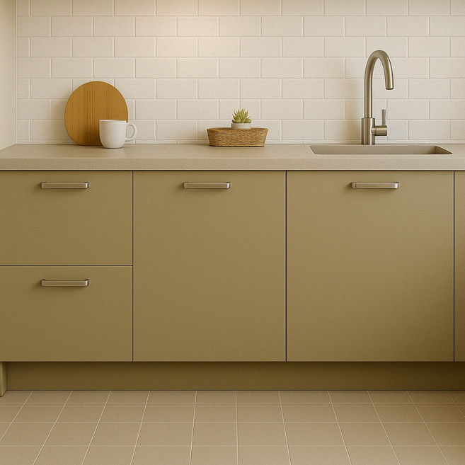 데코리아 현대인테리어 에어프리 생활방수 접착식 단색 컬러 시트지 필름, SL519라이트브라운카키, 1230mm x 5m