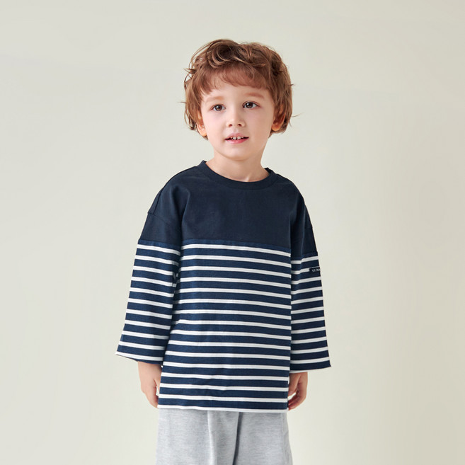 WALTONKIDS 兒童海洋風條紋T恤