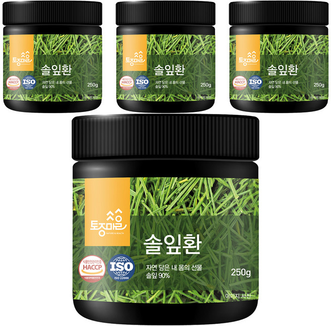 토종마을 솔잎환, 4개, 250g