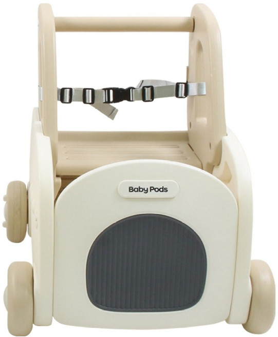 PAPASTOY bable puary 多功能學步推車, 淺象牙色, 1個