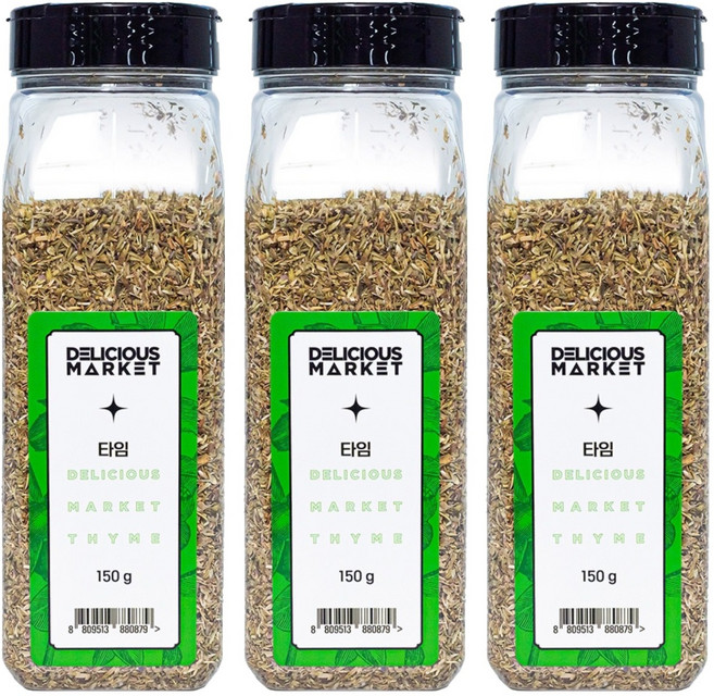 딜리셔스마켓 타임 홀 천연 향신료, 150g, 3개