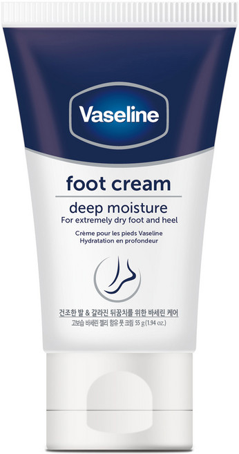 바세린 딥 모이스처 풋크림, 1개입, 1개, 55g