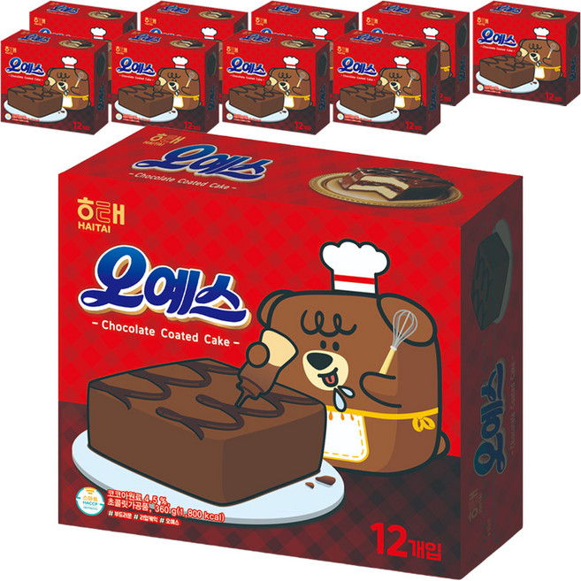 해태제과 오예스, 360g, 10개