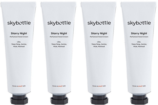 스카이보틀 스태리나이트 퍼퓸 핸드크림 스태리나이트, 50ml, 4개