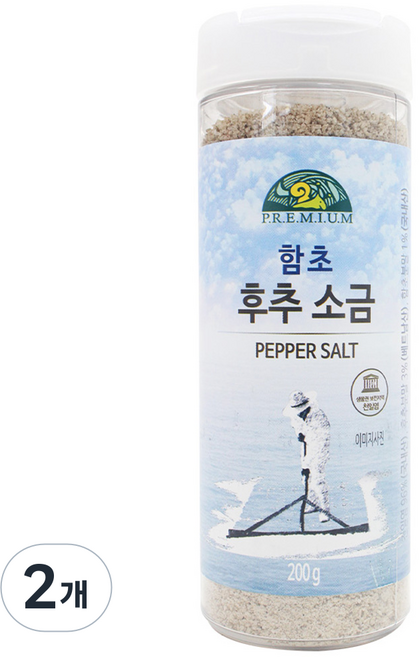 OrganicStory 함초 후추소금, 200g, 2개