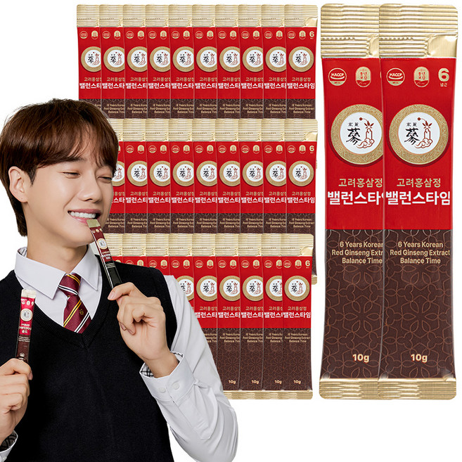 풍년보감 6년근 고려홍삼정 밸런스타임, 10g, 600개