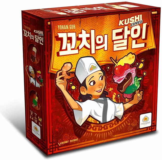 만두게임즈 꼬치의달인 보드게임, 혼합색상, 1개