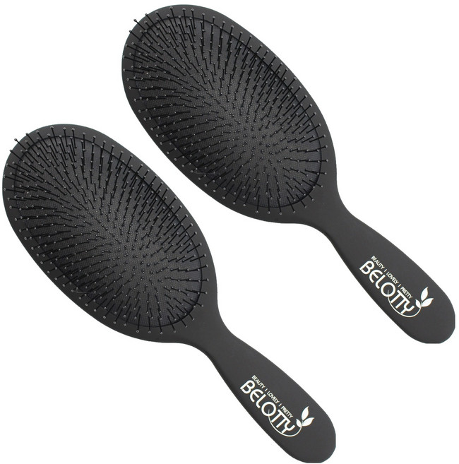 벨로티 블랙올인원 플랫 쿠션브러쉬, 2개, N-FLAT/M 타입