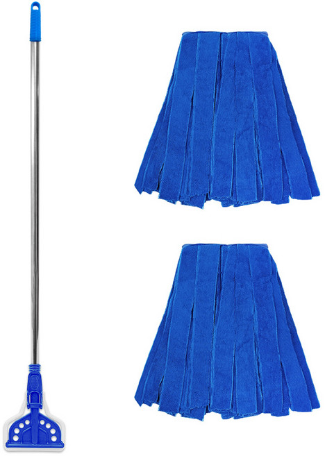 월드크린 스텐 마포대 1개 + 극세사 마포걸레 270g 2개, 1세트, 혼합색상