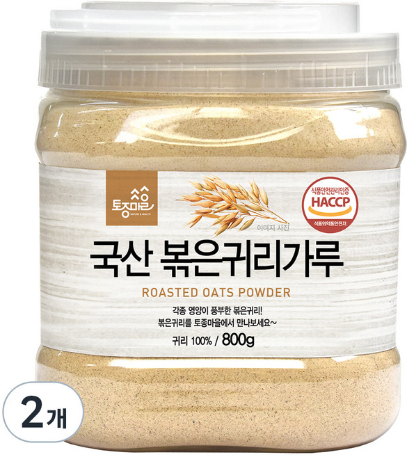 토종마을 볶은 귀리가루, 800g, 2개