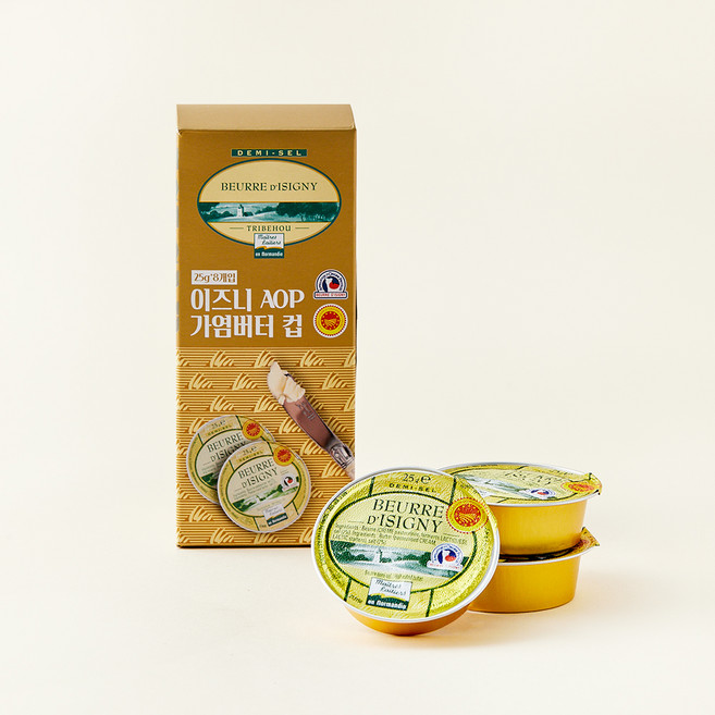 이즈니 AOP 버터 포션 가염, 25g, 8개입