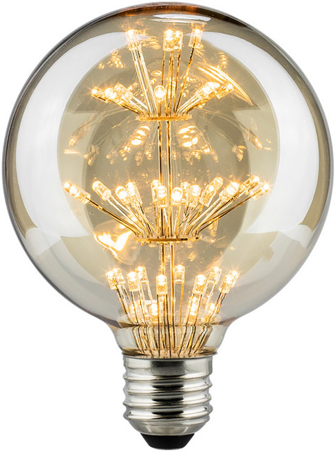 예도 LED 에디슨 볼구 눈꽃 램프 2W SF-G95, 전구색, 1개