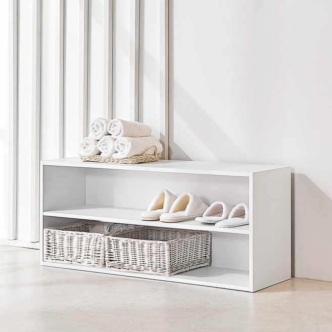 양지가구 교구 1000 책장, 백색, 2단