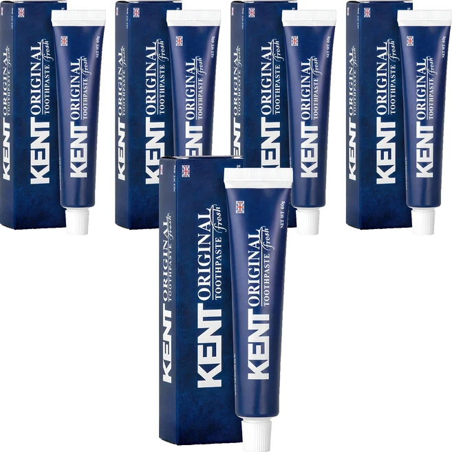 켄트 오리지널 프레쉬 치약, 60g, 5개 - 쿠팡