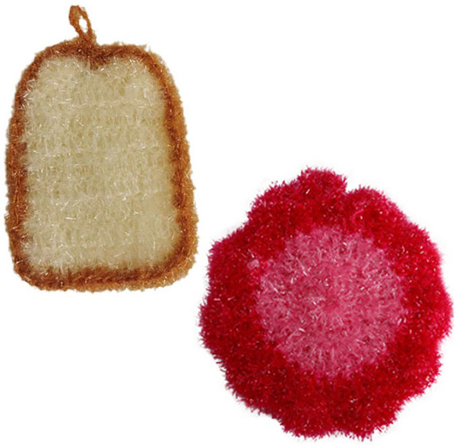 블루무역 아크릴수세미 랜덤발송, 2개, 1세트