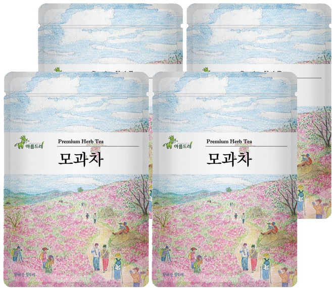 아름드레 삼각티백 모과차, 2g, 25개입, 4개