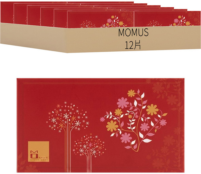 MOMUS 傳明酸極限美白面膜, 12片, 1袋