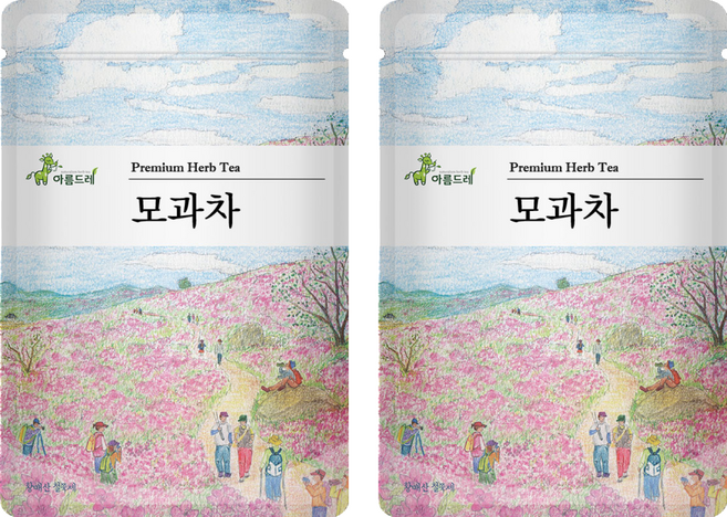 아름드레 삼각티백 모과차, 2g, 25개입, 2개