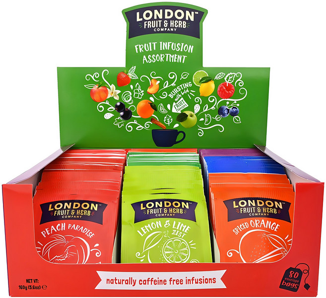 런던프룻앤허브 과일차 모음, 티백 8종 x 10p, 1세트