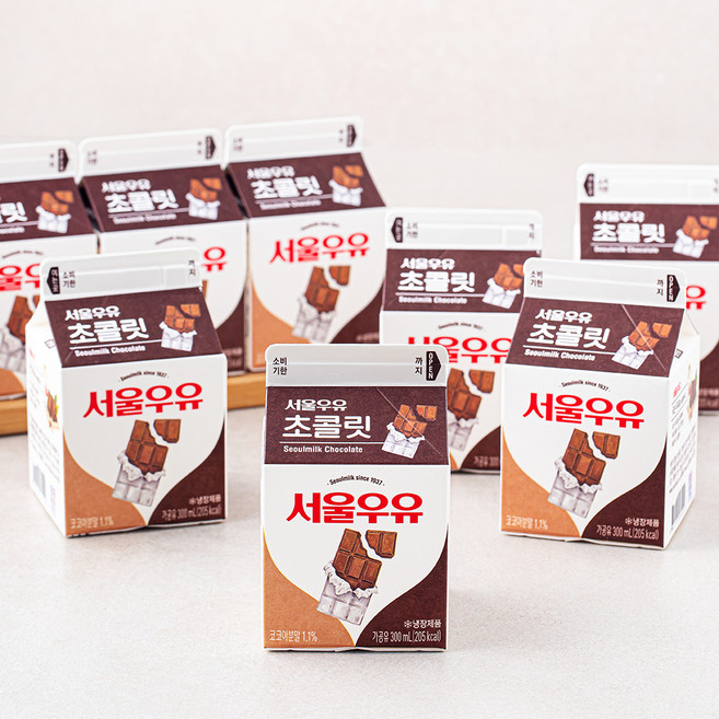 서울우유 초콜릿, 300ml, 8개