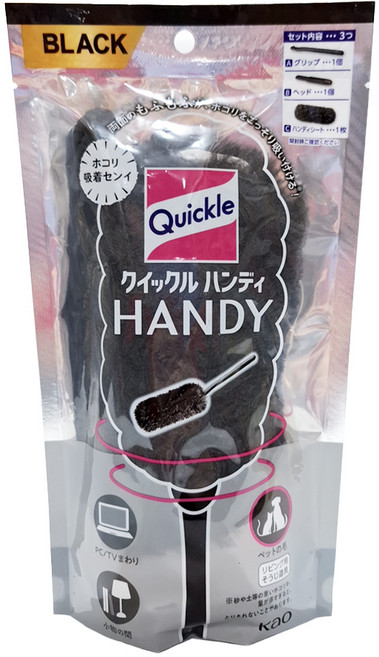 Kao 花王 Quickle 快麗萊 除塵棒, 黑色, 1支