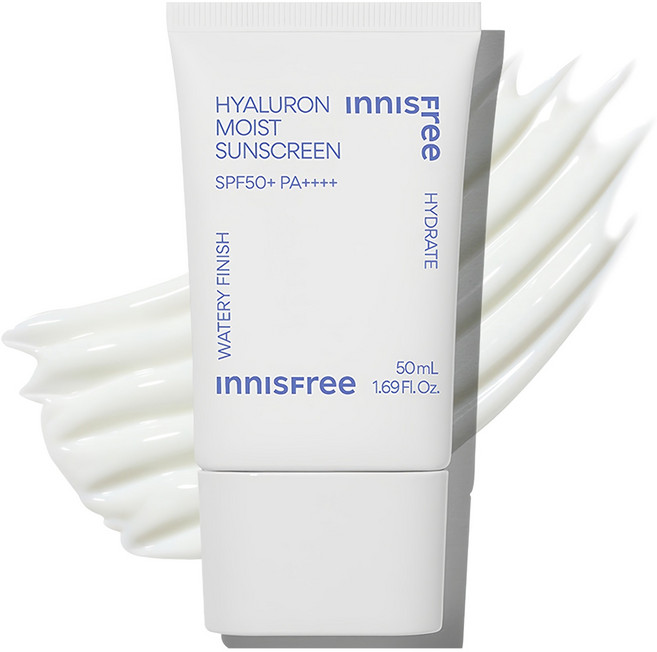 이니스프리 히알루론 수분 선크림 SPF50+ PA++++, 50ml, 1개