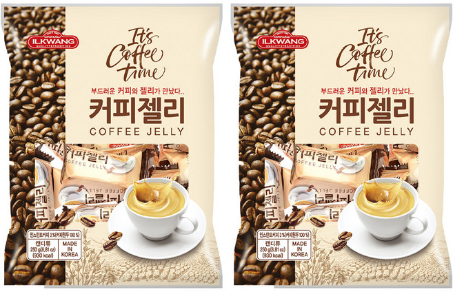일광제과 커피젤리, 2개, 250g