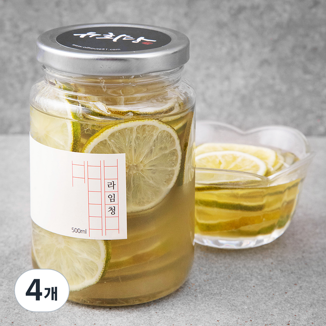 유화당 라임청, 500ml, 4개
