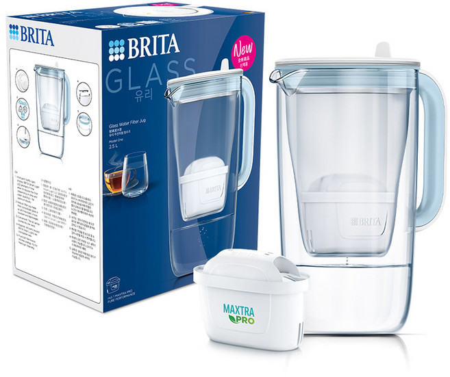 브리타 정수기 글라스저그 2.5L+기본필터 1입