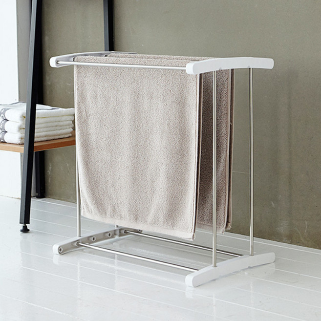 브리즈 알뜰 미니 건조대 1단, 화이트