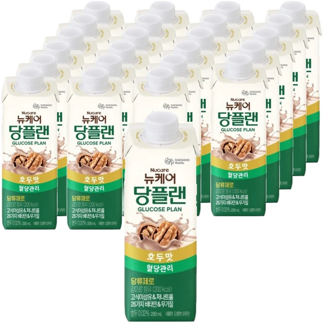 뉴케어당플랜 환자영양식 호두맛, 200ml, 24개 - 쿠팡