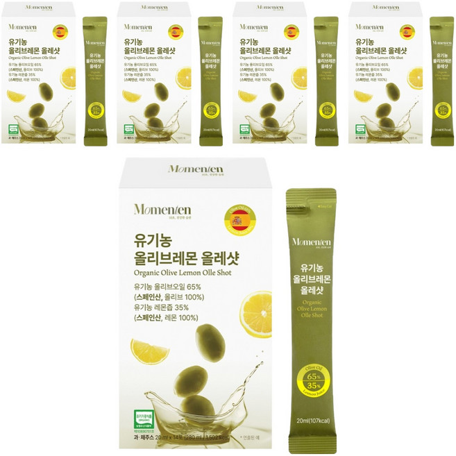 모먼튼 올리브레몬 올레샷 14p, 6개, 280ml