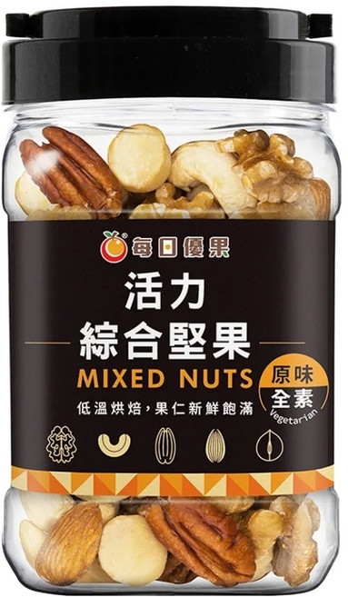 每日優果 罐裝活力綜合堅果, 290g, 1罐